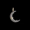 35 MM PAVE CRESCENT MOON ENHANCER