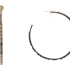 52MM ROSE GOLD MULTI-CRIVELLI HOOP EARRINGS