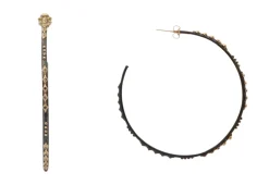 52MM ROSE GOLD MULTI-CRIVELLI HOOP EARRINGS