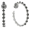 35 MM SILVER CRIVELLI HOOP EARRINGS