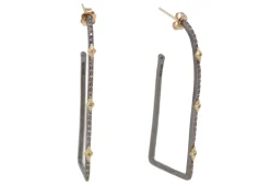 52mm Square Side Hoop Earrings