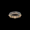 MORGANITE STACK BAND WITH CRIVELLI DETAILS