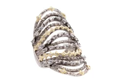 Multi Row Crivelli Statement Ring