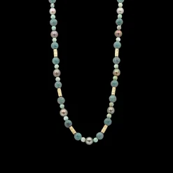 22" MULTI-BEADED NECKLACE
