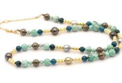 34" MULTI-BEADED NECKLACE