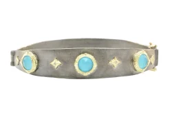 Multi-Stone Crivelli Huggie Bracelet