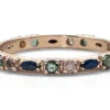Multi-Stone Stack Band Ring