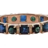 Multi-Stone Stack Band Ring