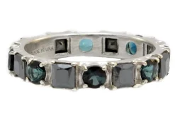 Multi-Stone Stack Band Ring
