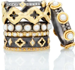 Open Scroll Wide Band Ring