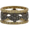 Open Scroll Wide Stack Band Ring