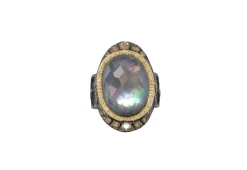 Oval Black Onyx Cocktail Ring