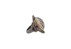 Oval Black Onyx Cocktail Ring