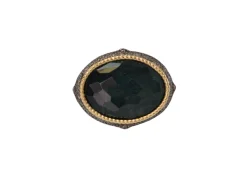 Oval Bloodstone Statement Ring