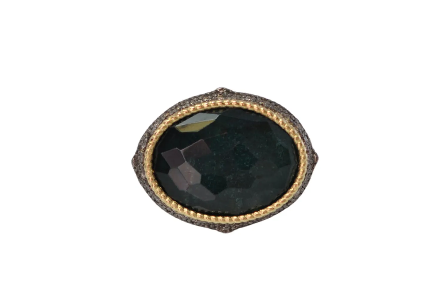 Oval Bloodstone Statement Ring