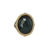 Oval Bloodstone Statement Ring