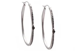 Oval Hoop Earrings