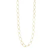 OVAL LINK NECKLACE WITH LOBSTER