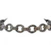 OVAL TEXTURED CHAIN LINK BRACELET