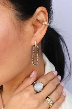 OVAL TURKISH CHALCEDONY STATEMENT RING