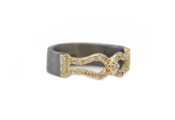 PAPERCLIP STACK RING