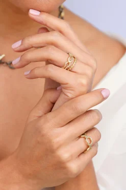 PAPERCLIP STACK RING