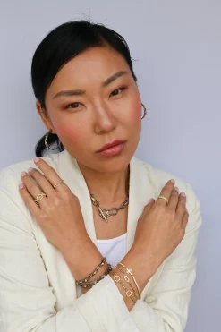 PAPERCLIP STACK RING