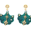 PATINA ARTIFACT HOOP EARRINGS