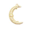 Pave Crescent Moon Charm