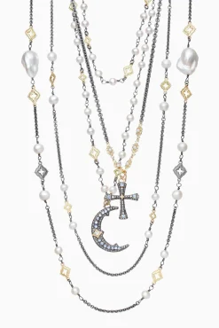 Pave Crescent Moon Enhancer