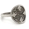 Pave Disc Statement Ring