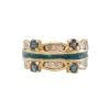 Pave Enamel Band Ear Cuff