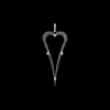 PAVE OPEN HEART PENDANT ENHANCER