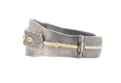 Pave Scroll Cuff Bracelet