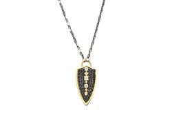 Pave Shield Necklace