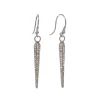 PAVE SPIKE DROP EARRINGS