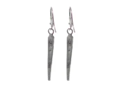PAVE SPIKE DROP EARRINGS