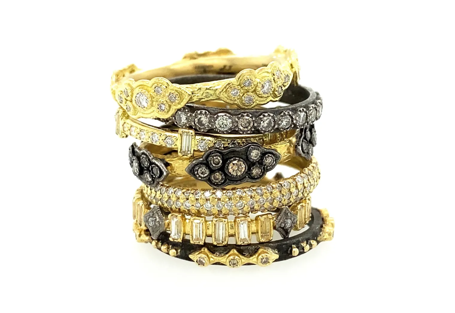 Pave Stack Band Ring