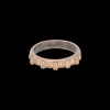 PEACH MORGANITE DARK NUDE ENAMEL STACK BAND