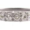 Pear Lacy Stack Band Ring
