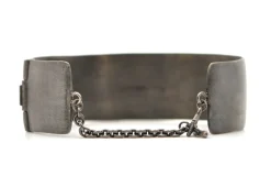 PEARL AND DIAMOND WIDE KICK CUFF BRACELET