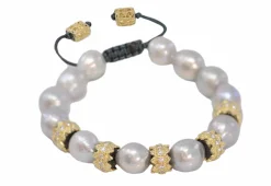 Pearl Beaded Pull Bracelet