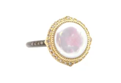 Pearl Coin Ring