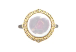 Pearl Coin Ring