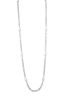 Pearl Pendant Chain Necklace