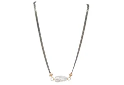 Pearl Station Chain Necklace