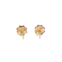 Pointed Halo Stud Earrings