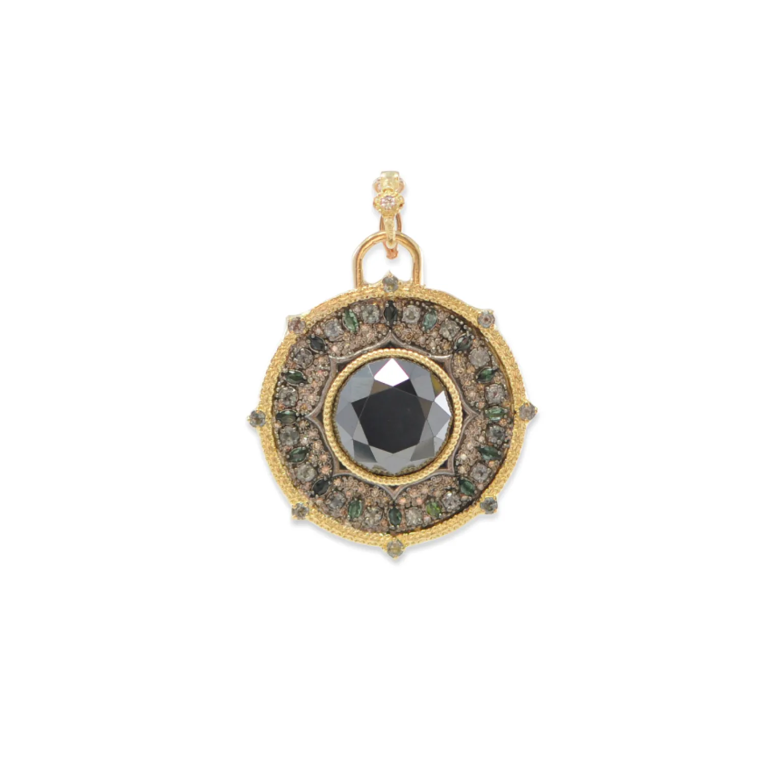 Pointed Round Hematite Enhancer
