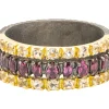 PURPLE GARNET WITH MORGANITE RING