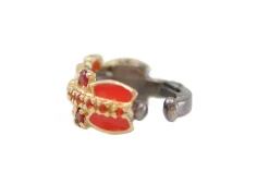 Red Enamel Ear Cuff